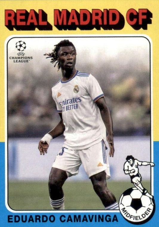 2021 Topps UCC 1975 Retro Eduardo Camavinga #75-17 Real Madrid CF