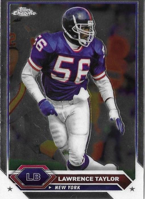 2023 Topps Composite Football Lawrence Taylor Chrome #43 New York Giants