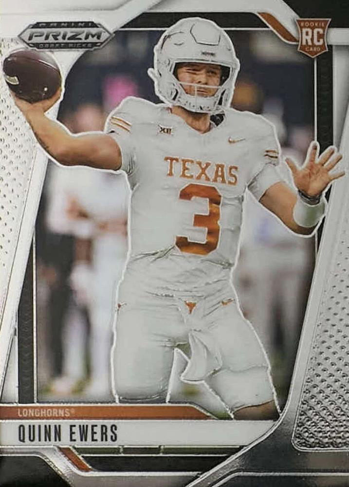 2025 Panini Prizm Draft Picks Quinn Ewers #126 Texas Longhorns
