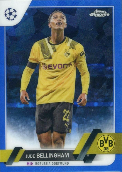 2022 Topps Chrome UCC Sapphire Jude Bellingham #22 Borussia Dortmund