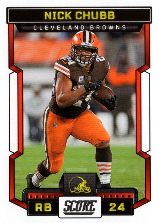 2023 Panini Score Football Nick Chubb Cleveland Browns #207
