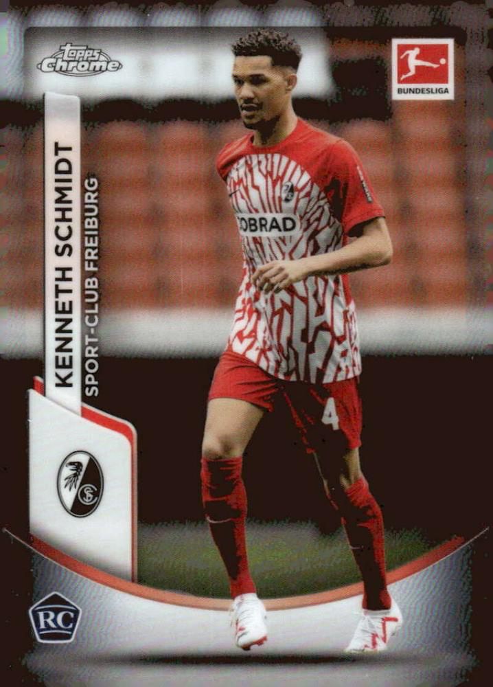 2023 Topps Chrome Bundesliga Kenneth Schmidt RC #38 SC Freiburg
