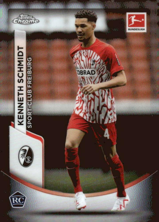 2023 Topps Chrome Bundesliga Kenneth Schmidt RC #38 SC Freiburg