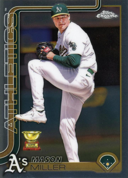 2025 Topps Chrome MLB Mason Miller ASR #142 Athletics