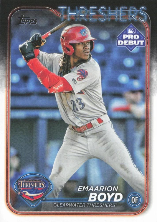2024 Topps Pro Debut Emaarion Boyd #PD-2 Clearwater Threshers