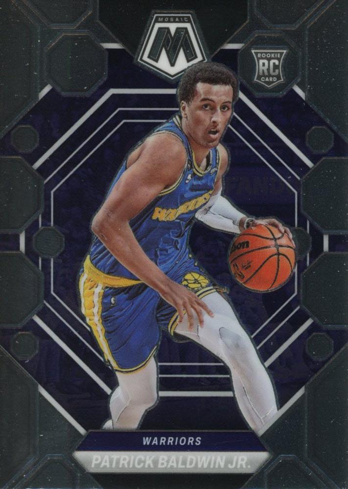 2022 Panini Mosaic Patrick Baldwin Jr. RC #219 Golden State Warriors