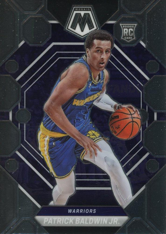 2022 Panini Mosaic Patrick Baldwin Jr. RC #219 Golden State Warriors