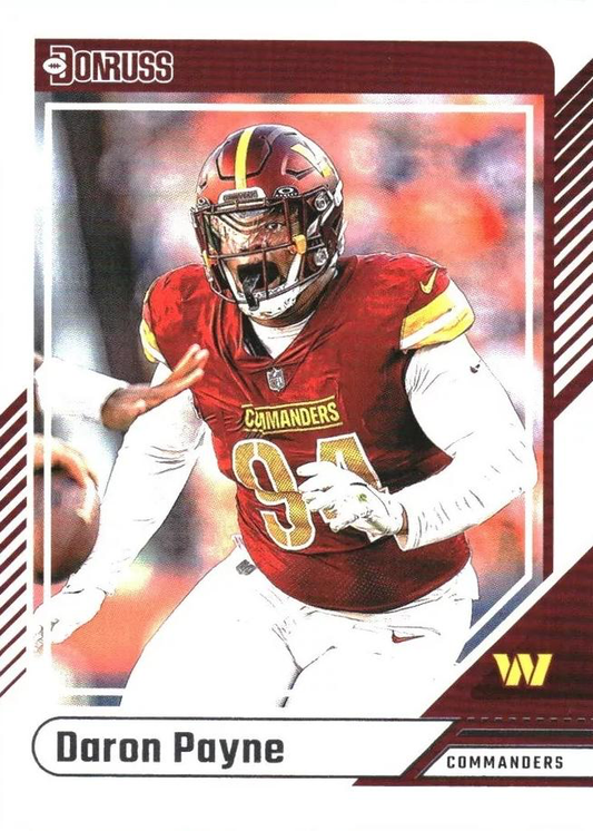 2024 Panini Donruss Daron Payne Washington Commanders #5