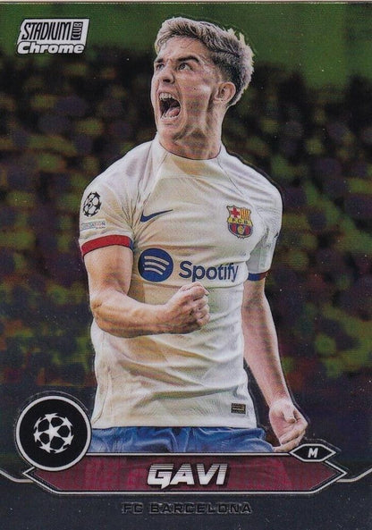 2023 Topps Stadium Club Chrome UCC Gavi #6 FC Barcelona