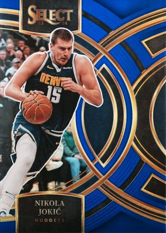 2023 Panini Select NBA Blue Prizm Nikola Jokic #169 Denver Nuggets