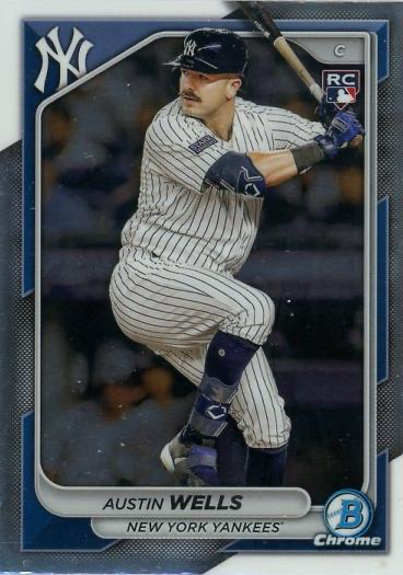 2024 Topps Bowman Chrome Austin Wells RC New York Yankees #15