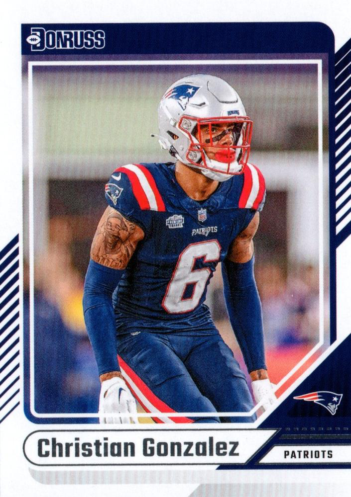 2024 Panini Donruss Christian Gonzalez New England Patriots #77