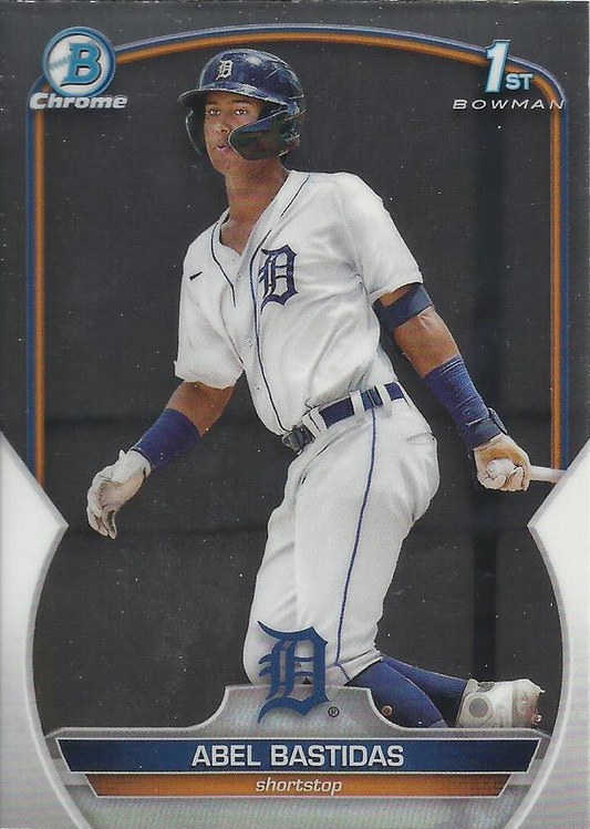 2023 Bowman Chrome Prospects Abel Bastidas 1st Detroit Tigers #BCP-113