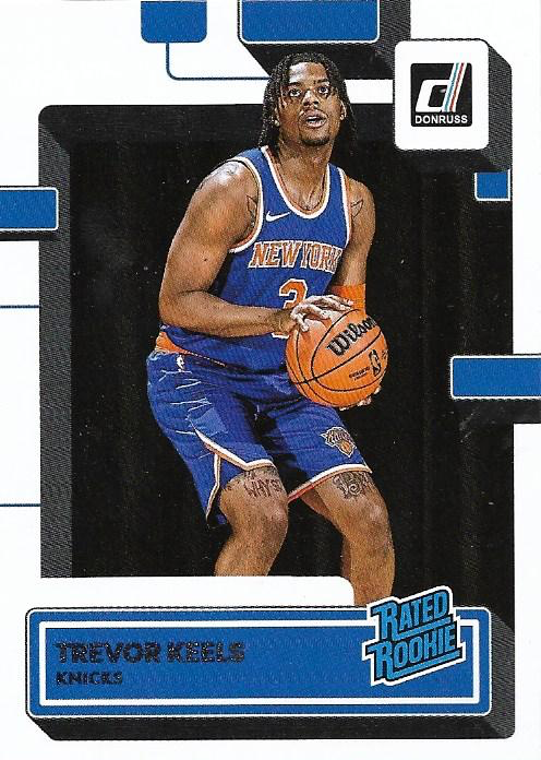 2022 Panini Donruss Rated Rookie RC Trevor Keels #239 New York Knicks