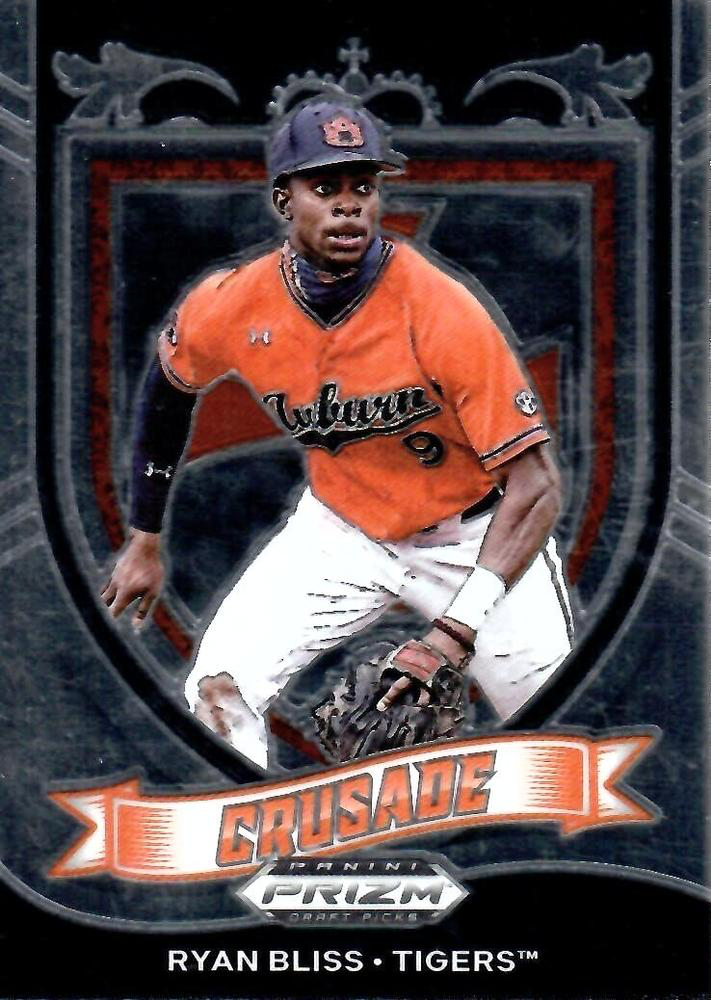 2021 Panini Prizm Draft Picks Crusade Ryan Bliss #C-RB Auburn Tigers