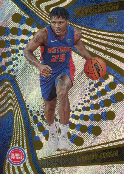 2023 Panini Revolution Marcus Sasser RC #126 Detroit Pistons