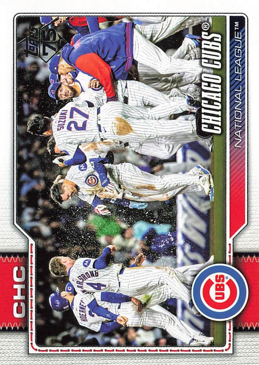 2026 Topps Series 1 Chicago Cubs Team Card #320 Chicago Cubs