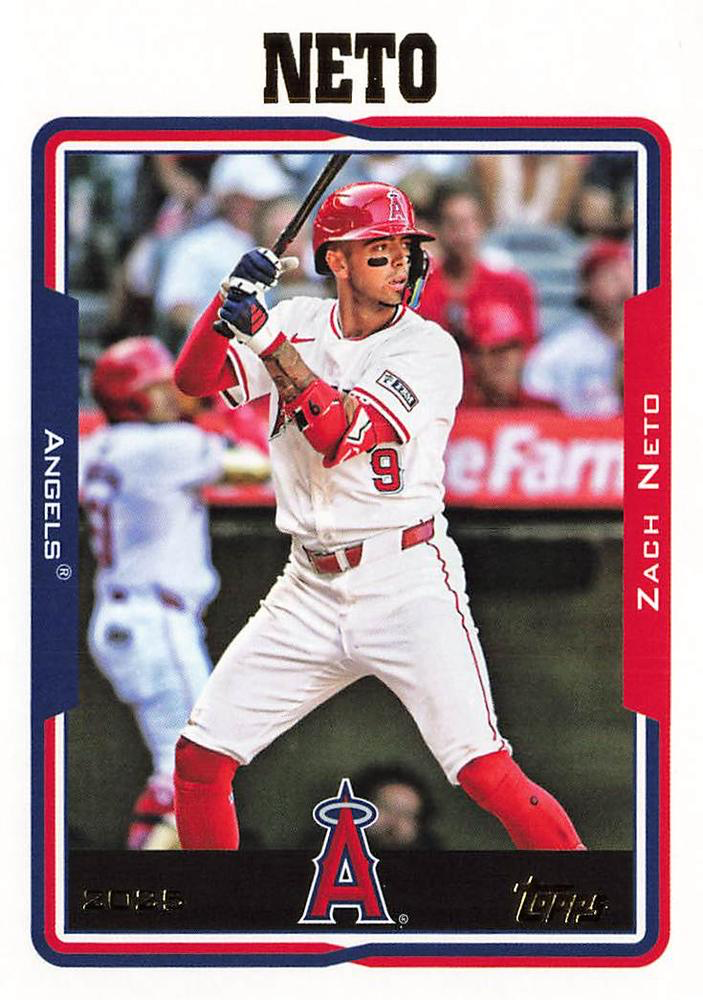 2025 Topps Archives Zach Neto #247 Los Angeles Angels