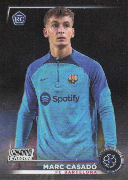 2022 Topps Stadium Club Chrome UCC RC Marc Casadó #55 FC Barcelona