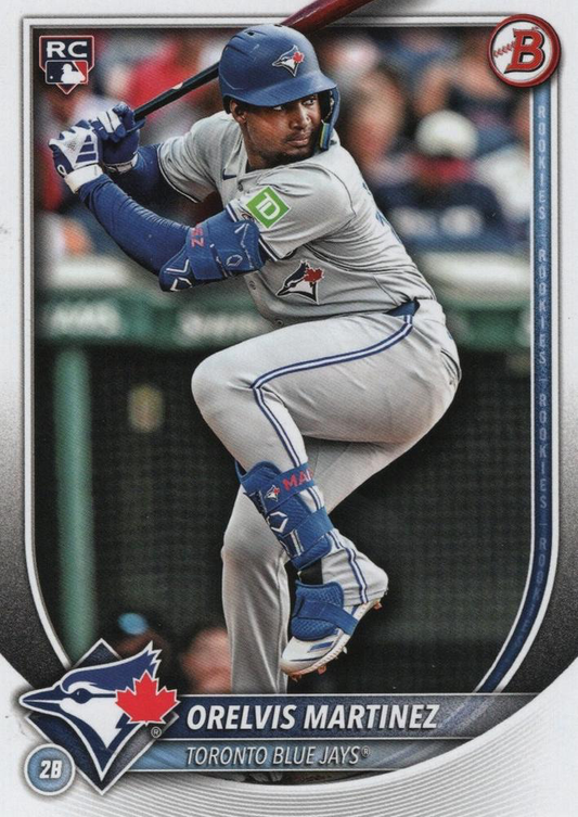 2025 Topps Bowman Orelvis Martinez RC #75 Toronto Blue Jays