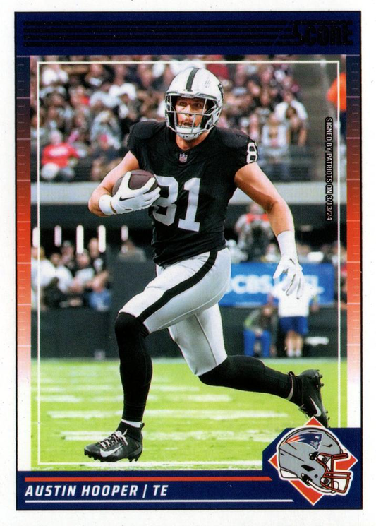 2024 Panini Score Football Austin Hooper New England Patriots #150