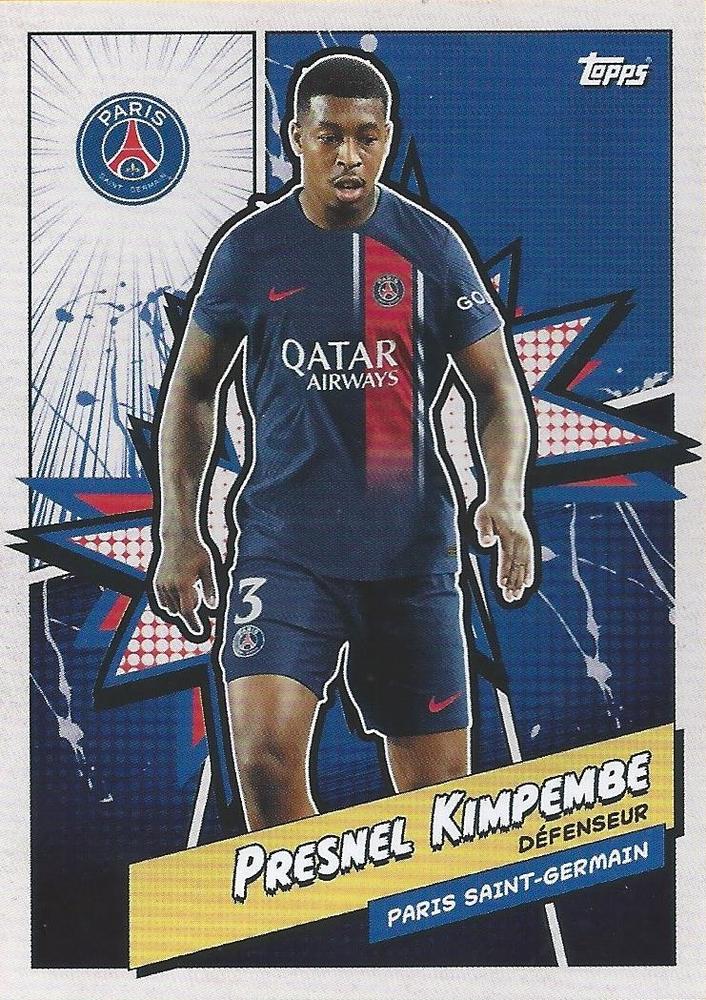2023 Topps PSG Fan Set Heroes Presnel Kimpembe #PSGH-3 Paris Saint-Germain