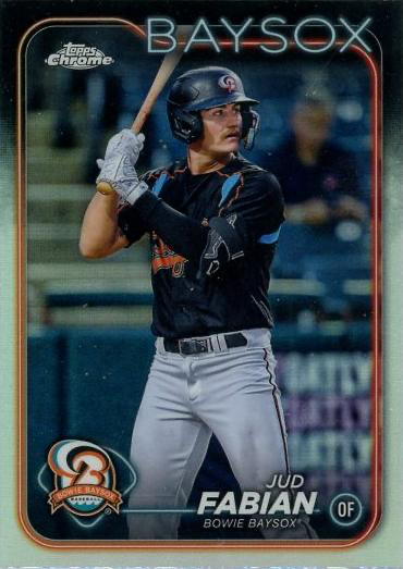 2024 Topps Pro Debut Chrome Refractor Jud Fabian #PDC-6 Bowie Baysox