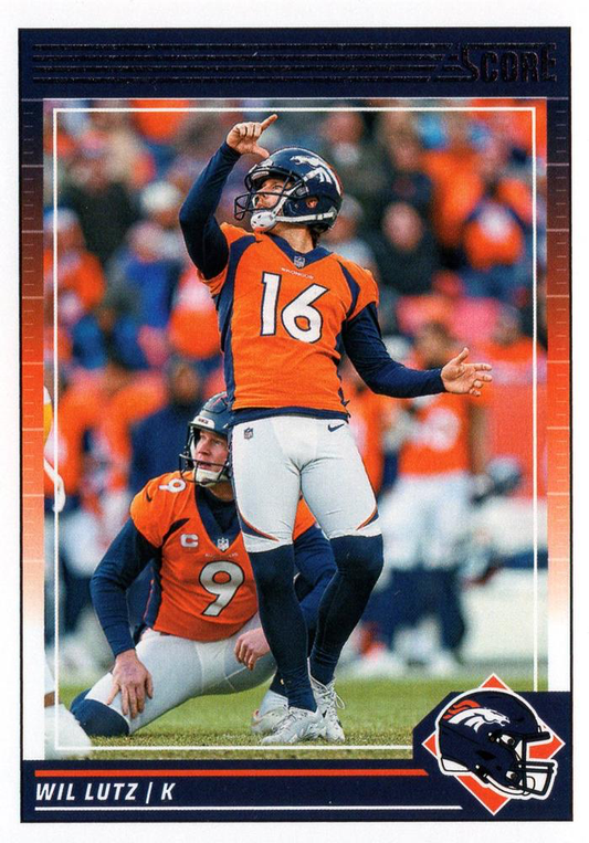 2024 Panini Score Football Wil Lutz Denver Broncos #84