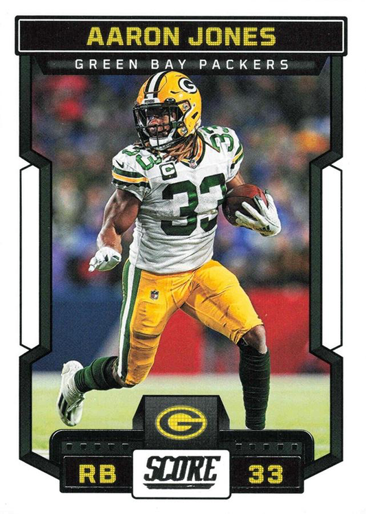 2023 Panini Score Football Aaron Jones Green Bay Packers #91
