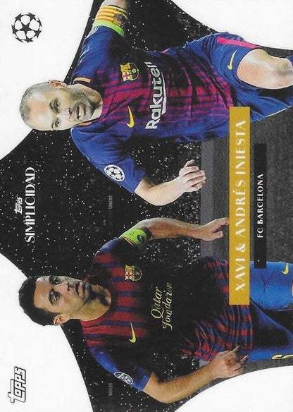 2023 Topps Simplicidad Xavi / Andrés Iniesta FC Barcelona