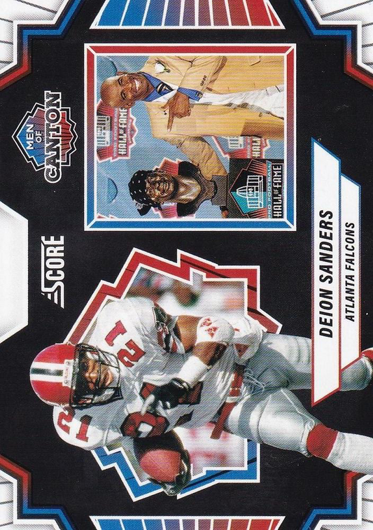 2025 Panini Score Men of Canton Deion Sanders #7 Atlanta Falcons