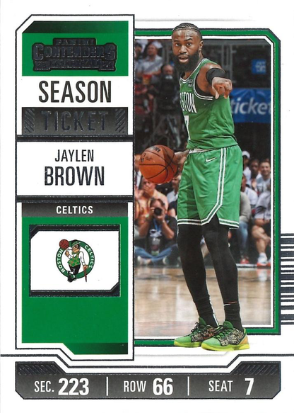 2023 Panini Contenders Jaylen Brown #72 Boston Celtics