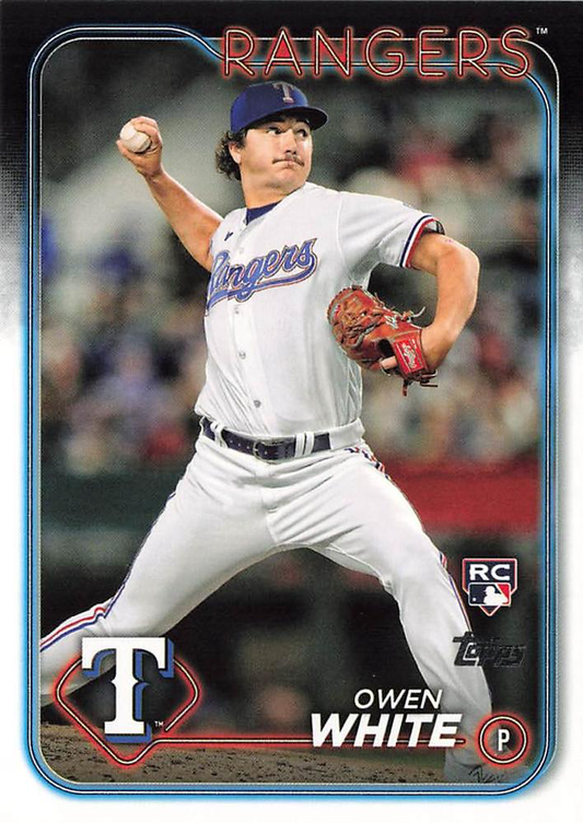 2024 Topps Series 1 Owen White RC Texas Rangers #5