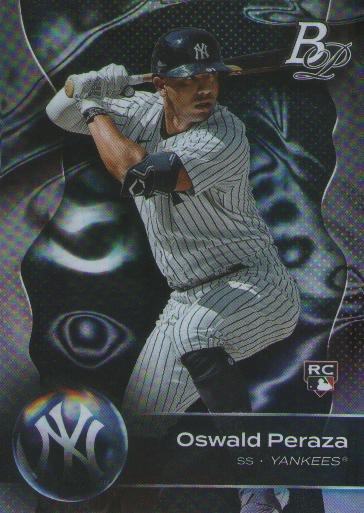 2023 Topps Bowman Platinum Oswald Peraza RC New York Yankees #57