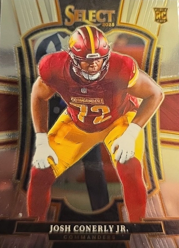 2025 Panini Select Josh Conerly Jr. RC #187 Washington Commanders