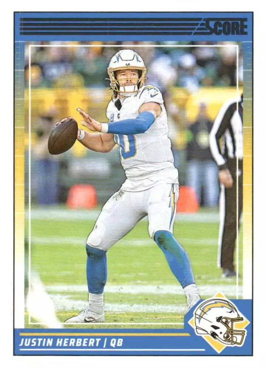 2024 Panini Score Football Justin Herbert Los Angeles Chargers #163