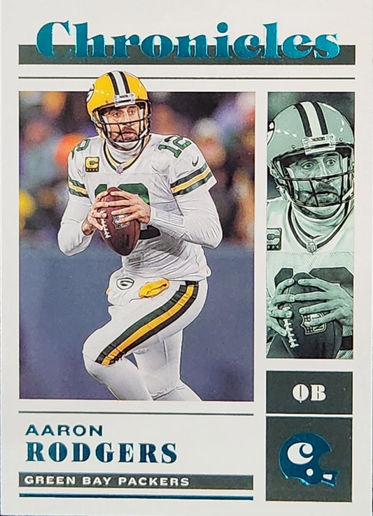 2022 Panini Chronicles Teal Aaron Rodgers #23 Green Bay Packers