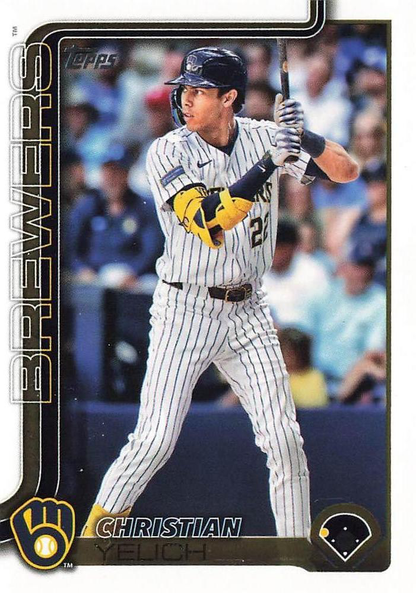 2025 Topps Series 1 Christian Yelich Milwaukee Brewers #49
