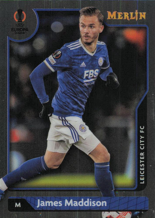 2021 Topps Merlin UEFA Club Competitions James Maddison #21 Leicester City