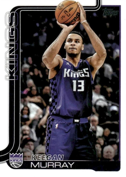 2025 Topps NBA Keegan Murray #166 Sacramento Kings