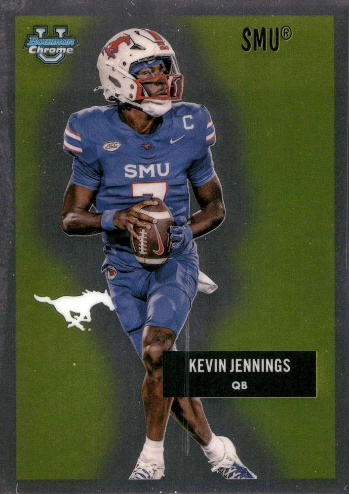 2025 Topps Bowman U Chrome 1955 Kevin Jennings #55AV-10 SMU Mustangs