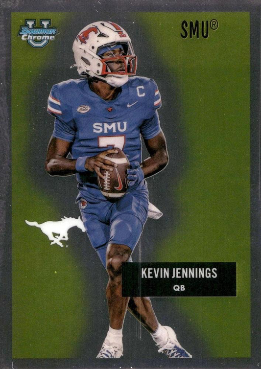2025 Topps Bowman U Chrome 1955 Kevin Jennings #55AV-10 SMU Mustangs