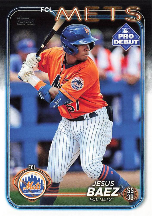 2024 Topps Pro Debut Jesus Baez #PD-187 FCL Mets