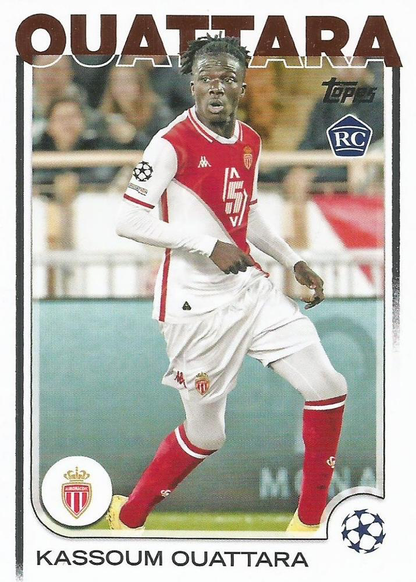 2024 Topps UCC Kassoum Ouattara RC #103 AS Monaco
