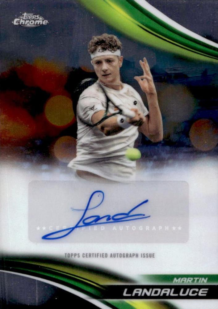 2025 Topps Chrome Tennis Autograph Martin Landaluce #CA-MLE