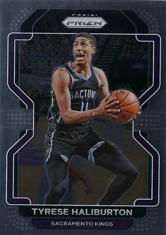 2021 Panini Prizm Tyrese Haliburton #196 Sacramento Kings
