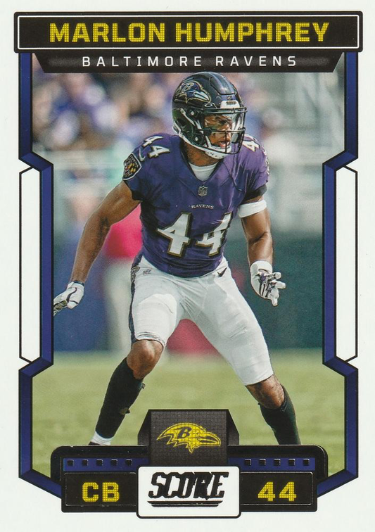 2023 Panini Score Football Marlon Humphrey Baltimore Ravens #194
