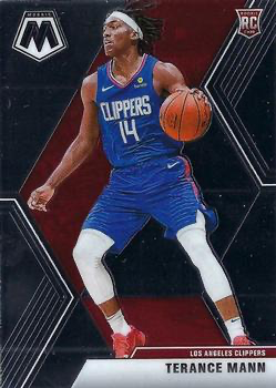 2019 Panini Mosaic Terance Mann RC #246 Los Angeles Clippers