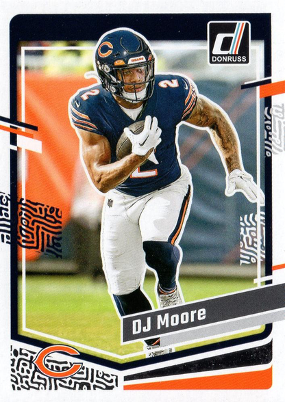 2023 Panini Donruss DJ Moore #47 Chicago Bears