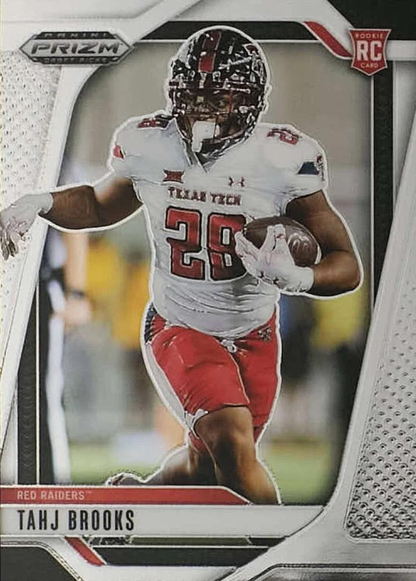 2025 Panini Prizm Draft Picks Tahj Brooks #134 Texas Tech Red Raiders